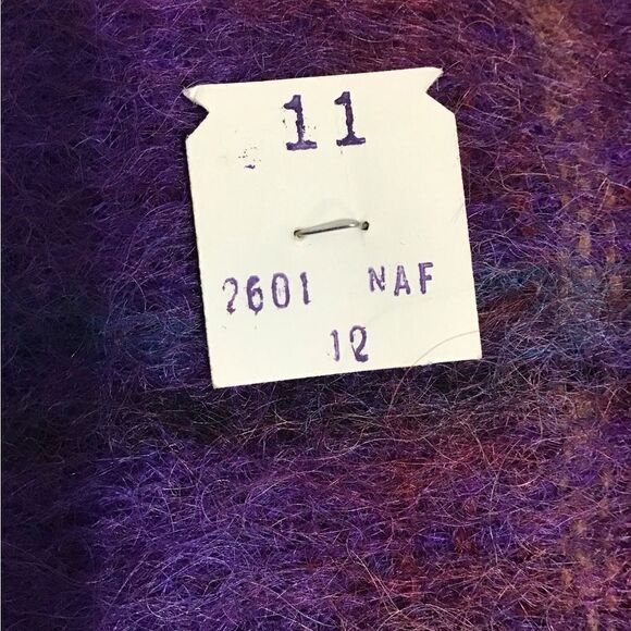 Paul Levy Wool Mohair Maxi Coat Vintage Dead Stock 80’s New Size 12 - Picture 13 of 15